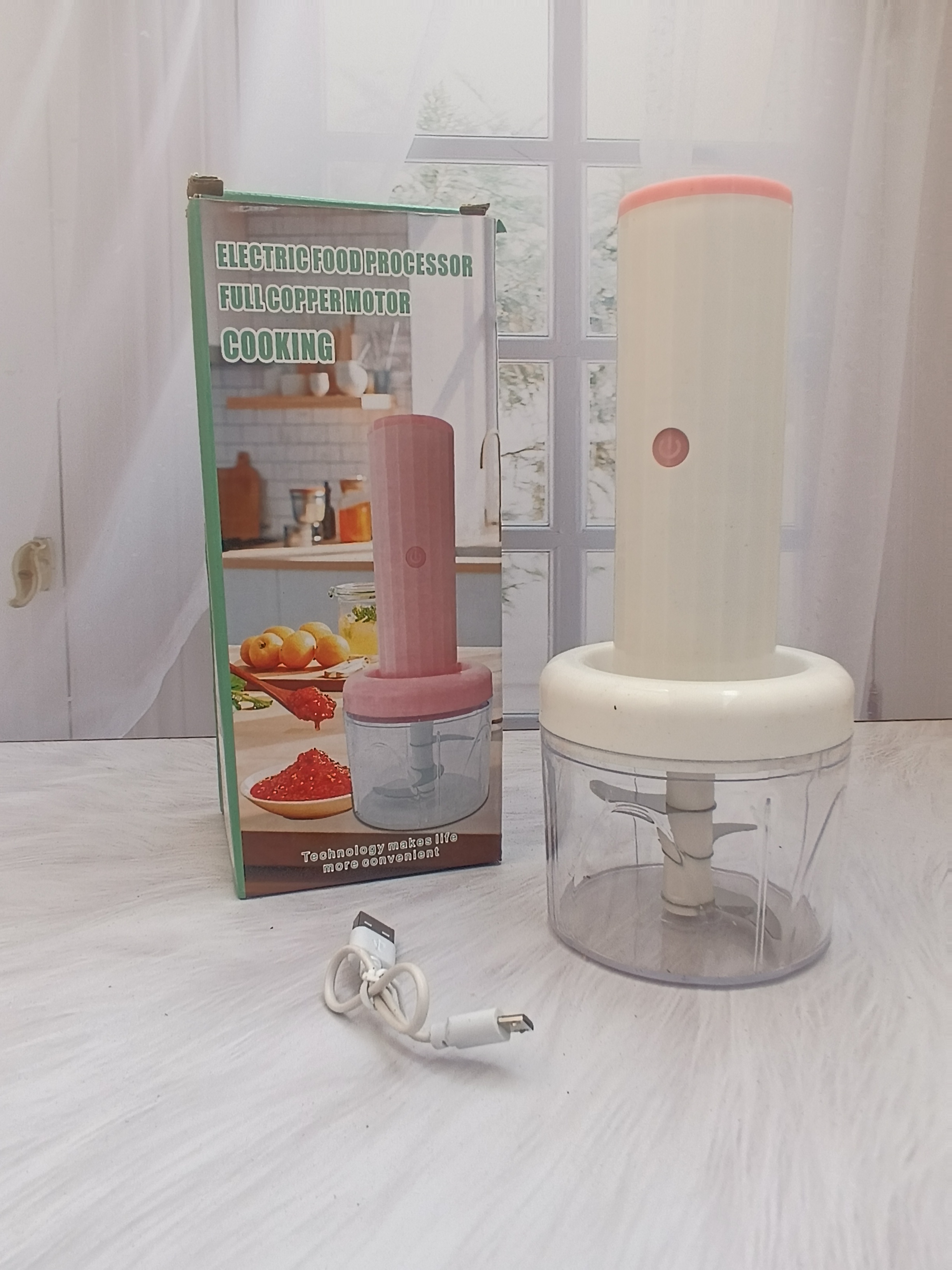 خردکن شارژی کوکینگ با سه تیغه استیل