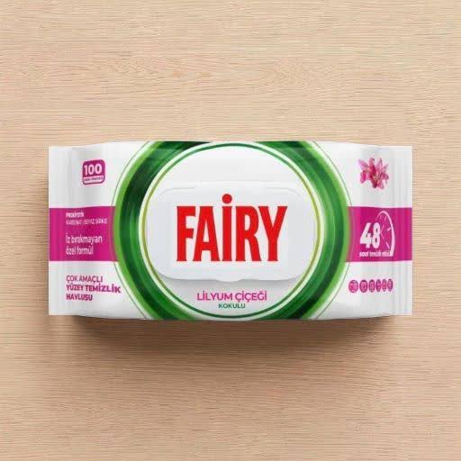 دستمال مرطوب پاک کننده سطوح صدتایی فیری